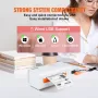 Thermal Label Printer, 4x6 Label Printer, Thermal Label Maker with Automatic Label Recognition, Support Windows/MacOS/Linux, Com