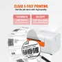 Thermal Label Printer, 4x6 Label Printer, Thermal Label Maker with Automatic Label Recognition, Support Windows/MacOS/Linux, Com