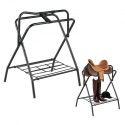 Folding Saddle Rack 2 Packs Freestanding Horse Saddle Stand 132 lbs