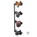 Wall Mount Saddle Rack Four Tiers Western & English Horse Saddle Holder