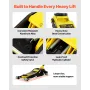 Floor Jack, 2.5 Ton Low Profile Floor Jack, Aluminum And Steel Racing Floor Jack with Dual Pistons Quick Lift Pump, Floor Jack L