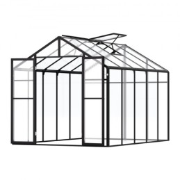 Polycarbonate Greenhouse 8 x 10 Ft Outdoor Walk-in Greenhouse for Garden