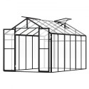 Polycarbonat drivhus 8 x 12 ft udendørs walk-in drivhus til have