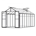 Polycarbonat drivhus 8 x 14 ft udendørs walk-in drivhus til have