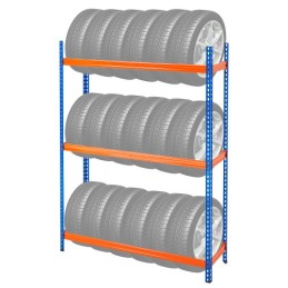 Tire Storage Rack 3-Shelf Tire Holder Stand Holds up to 18 Standard Tires