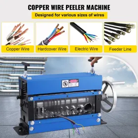 Wire Stripping Machine 40mm 10 Blades Portable Copper Industrial Portable