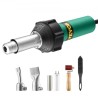 Hot Air Plastic Welder 1600W PVC TPO Vinyl Heat Gun Torch & 5 Accessories