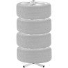Tire Rack for 4 Tires with Rim Tyre Stand Holder Fit up to 225mm Wide Tire