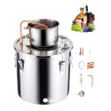 Moonshine Still 8 Gal Water Alkohol Distiller Brewing Kit Rustfrit stål