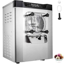 cial Hard Ice Cream Machine 3.5-4.4 UK Gallon/H Stainless Steel Ice Cream Maker