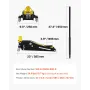 Floor Jack, 1.5 Ton Low Profile Floor Jack, Aluminum And Steel Racing Floor Jack With Dual Pistons Quick Lift Pump, Floor Jack L