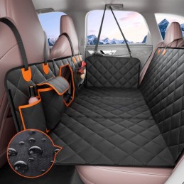 52 x 23.5 in Dog Car Seat Cover for Back Seat Waterproof 600D for Cars