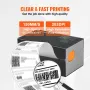 Thermal Label Printer, 300DPI for 4x6 Mailing Packages, Bluetooth & Automatic Label Recognition, Support Windows/MacOS/Linux/Chr