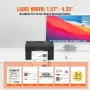 Thermal Label Printer, 300DPI for 4x6 Mailing Packages, Bluetooth & Automatic Label Recognition, Support Windows/MacOS/Linux/Chr