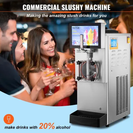 8L / 2,1 Gal Single Bowl Kommerciel Slushy Machine Margarita