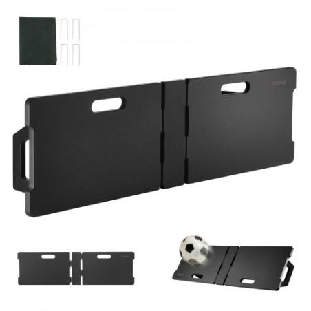 45 "X13" Soccer Rebounder Board Portable Soccer Wall med 2 vinkler rebound