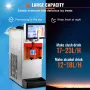 8L / 2,1 Gal Single Bowl Kommerciel Slushy Machine Margarita