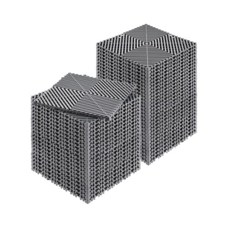 Drainage Mat Interlocking Drainage Cushion 12â€ x 12â€ Modular Floor Tile