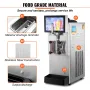 8L / 2,1 Gal Single Bowl Kommerciel Slushy Machine Margarita