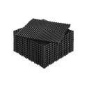 Drainage Mat Modular Interlocking Cushion 12â€ x 12â€ Drainage Floor Tile