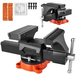 8 "Bench Vise Multipurpose Heavy Duty Ductil Iron Swivel Locking Base