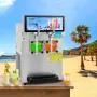 8L / 2,1 Gal Double Bowl Kommerciel Slushy Machine Margarita