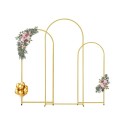 Metal Arch Backdrop Stand Set of 3 Stand with Case Connection for Wedding