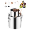 Moonshine Still 5 Gal Water Alcohol Distiller Brewing Kit Stainless Steel