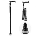 Walking Cane for Man Woman Folding Walking Stick 8-Level Adjustable Height