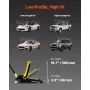 Floor Jack, 3 Ton Low Profile Floor Jack, Aluminum And Steel Racing Floor Jack With Dual Pistons Quick Lift Pump, Floor Jack Lif
