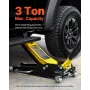 Floor Jack, 3 Ton Low Profile Floor Jack, Aluminum And Steel Racing Floor Jack With Dual Pistons Quick Lift Pump, Floor Jack Lif