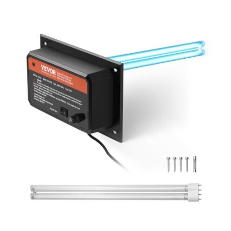 HVAC Air Purifier Whole House 36W 16 tommer UV -lys i kanal til AC -systemer